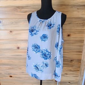 Sioni Floral Cold Shoulder Blouse, Ladies Size Medium,  NWT